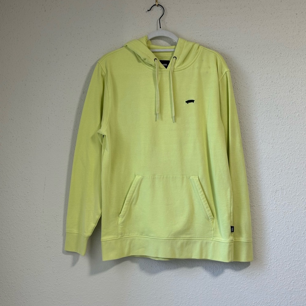 Vans light green hoodie size small. unisex can also fit a medium. - Picture 3 of 11